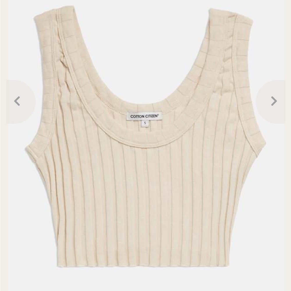 Cotton Citizen Nude Crop Top